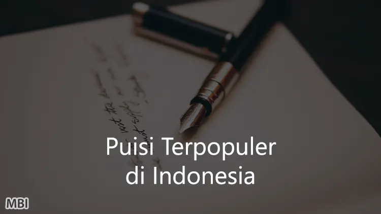 Judul Puisi Terpopuler di Indonesia