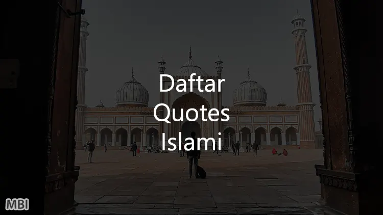 Daftar Quotes Islami